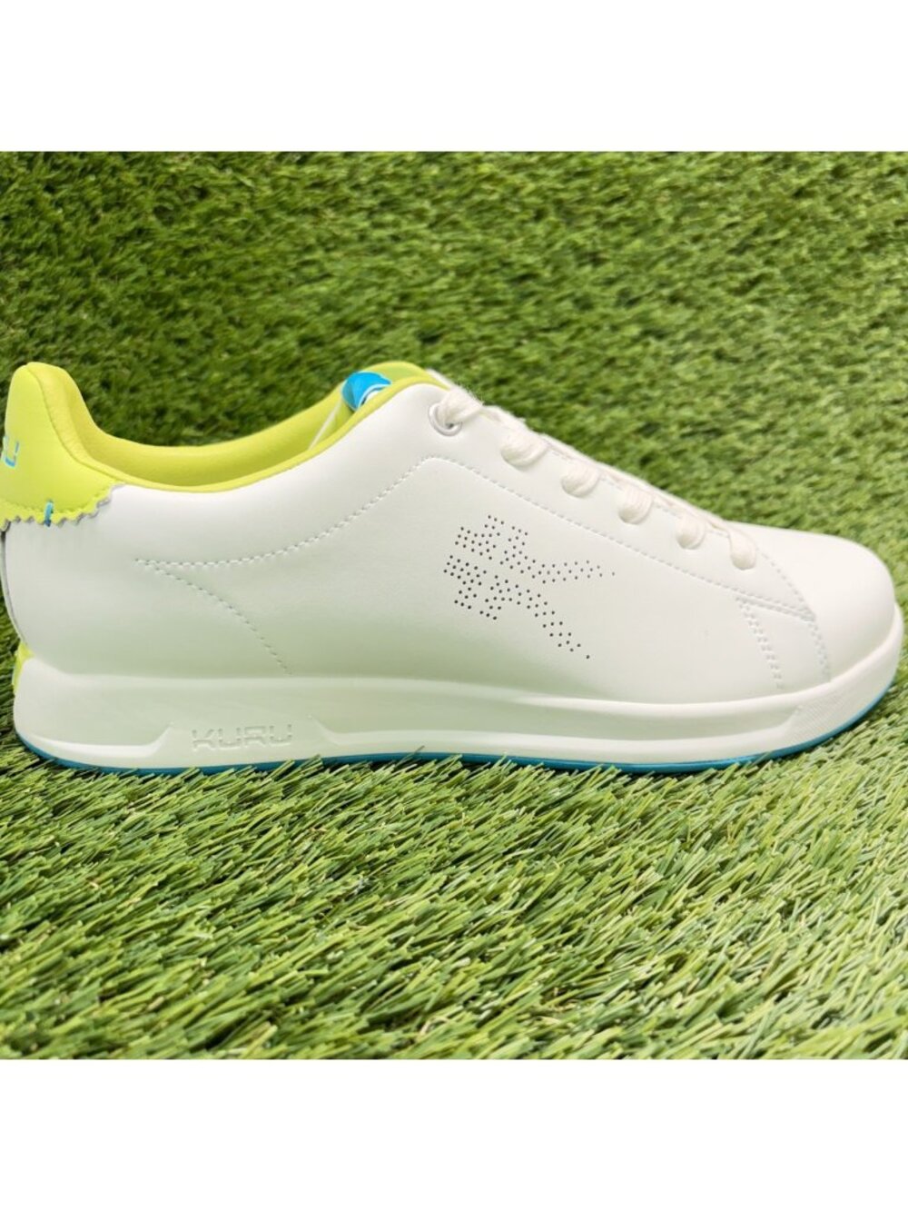 Kuru Roam Classic Court Womens Size 9.5 White Athletic Leather Shoes Sneakers